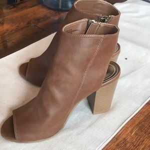 Madden Girl “Naaomi” Peep Toe Booties